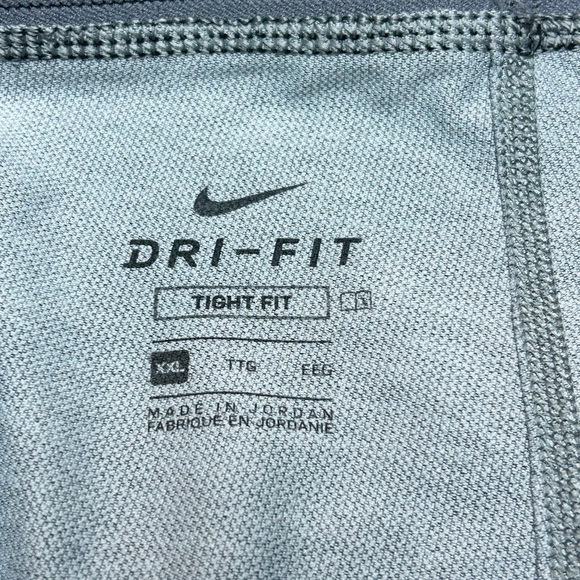 Nike Pro Compression Tights Men Size XXL Gray Dri-Fit NikeFit Lightweight - Picture 2 of 4